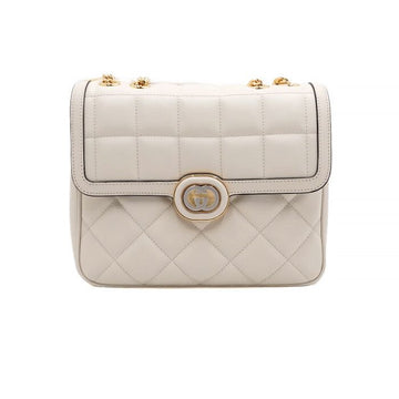 GUCCI Ledertasche mit goldener Kette Schultertasche und Crossbody Tasche 740834 154509005