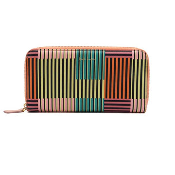 Paul Smith Multicolor Crossover Stripe Women's Long Wallet aa62426 154509134