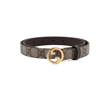 GUCCI 723073 GG シュプリーム キャンバス ブロンディ シン 2CM レディース ベルト 154509646