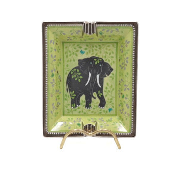 Hermes Elephant Print Ashtray Change Tray aa62267 154509653
