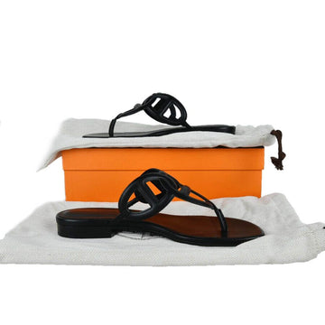 HERMES エジェリ レザーサンダル 13639 154511524