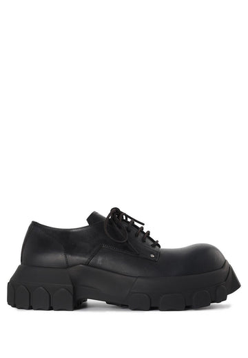 RICK OWENS トラクター レースアップ ダービー ブラック RU01D3884 LGE 99 71833585