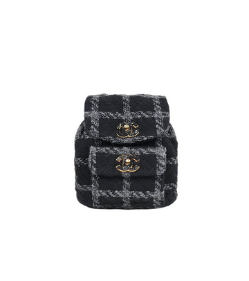 CHANEL Tweed Duma Backpack 54346 154536192
