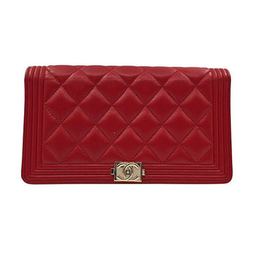 CHANEL Boy Wallet in Lambskin 33026043 154594229
