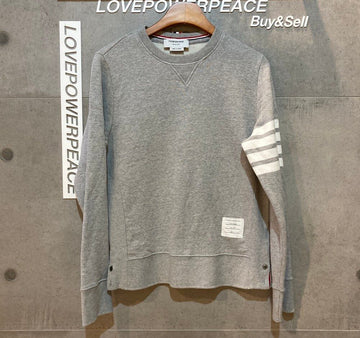Thom Browne Diagonal Armband Classic Sweatshirt Grey MJT021H020202 148409675