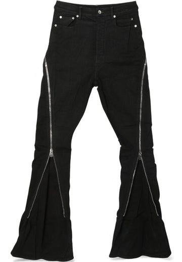 RICK OWENS DRKSHDW BOLAN BANANA schwarze Stretch-Denim DU01C6363 SBB 09 49903206