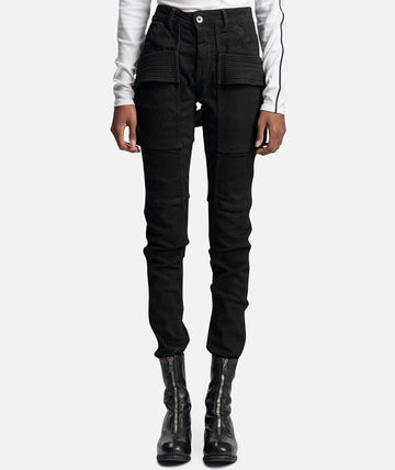 Rick Owens Stretch Denim Pants Black 41009496