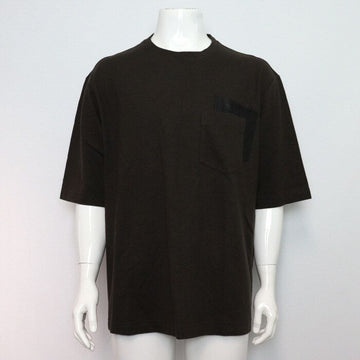 Hermes Leather Pocket Patch Logo Men's Short Sleeve T-Shirt 367980HA 154670395