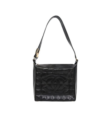CHANEL Black Big CC Chocolate Bar Shoulder Bag 53460 154699441 [P]