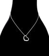 TIFFANY & CO オープンハート シルバーネックレス 53212 154701045 [P]