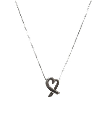 TIFFANY & CO ラビングハートシルバーネックレス 51532 154701265
