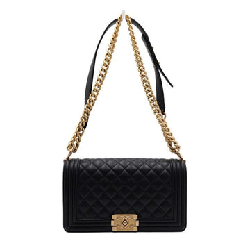 CHANEL ボーイ ミディアム ショルダーバッグ A67086 154714397