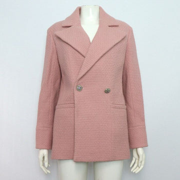 CHANEL Stone Button Tweed Women's Jacket P73600 22 Season 154718997