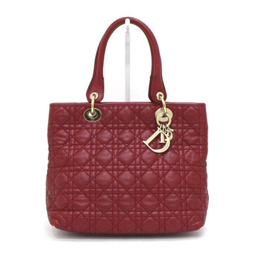 DIOR レッドラムスキンゴールドトートバッグ 62328 154759308