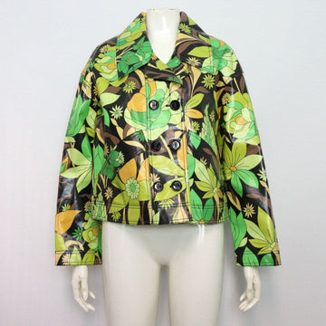 Fendi Green Floral Printed Women's Jacket FJ7079 154759611