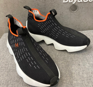 HERMES 37235MM Éclair Sneaker Schwarz H112401 148410540