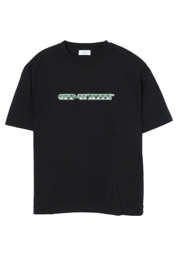 OFF WHITE CASH ARROW 半袖Tシャツ ブラック OMAA120S25JER00E1058 128749747