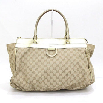 Gucci GG Canvas Metallic Gold D-Ring Tote Bag 189931 154814646