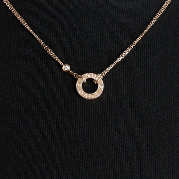 CARTIER ラブペンダント 2Pダイヤ 女性ネックレス aa62312 154814722