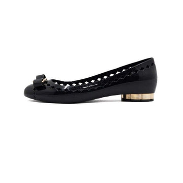 Salvatore Ferragamo Black Jelly Women's Flat Shoes 18589 154814733