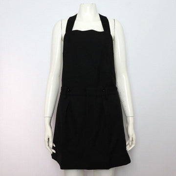 Prada Black Cotton Gabardine Sleeveless Women's Dress aa62609 154877596