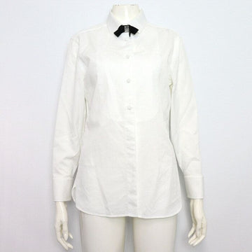 Gucci White Cotton Bow Neck Women's Shirt 751242 154877597