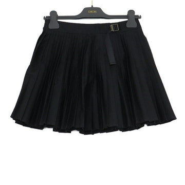 DIOR コットンベルトプリーツショートスカート 441J68A3332 154877602