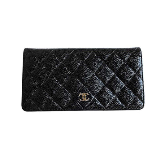 CHANEL Caviar Long Wallet 6002389172 30254259