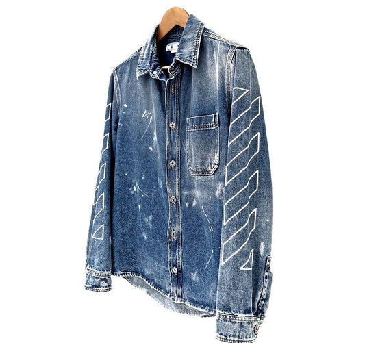 OFF WHITE ディアグ デニム ジャケット 7284463805 79995990