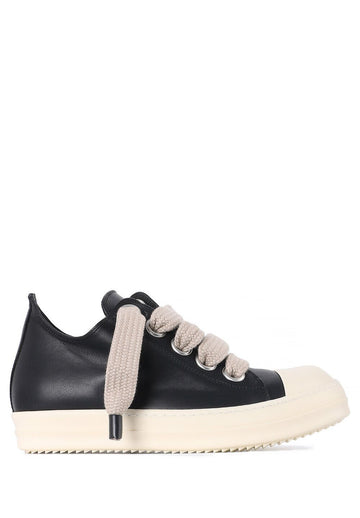 RICK OWENS Jumbo Race Low Sneakers Rikken SchwarzMilch LCOW2 9811 118671086