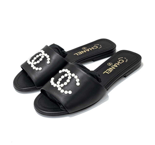 CHANEL CCロゴパールサンダル G38360 7073849143 61497319