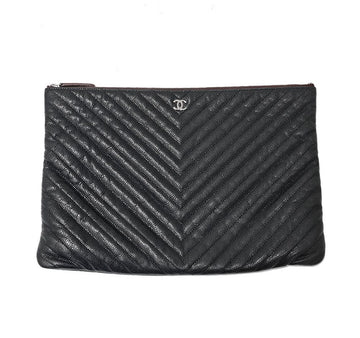CHANEL Chevron Clutch Large 6819666126 50524947