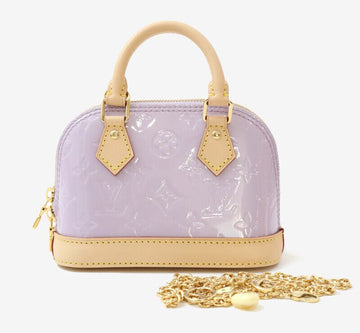 LOUIS VUITTON ナノアルマヴェルニモノグラムライラッククロスバック M82974 154942188