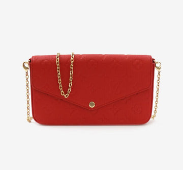 Louis Vuitton Pochette Felicie Red Crossbody Bag M25793 154942208