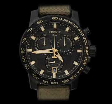 TISSOT スーパー スポーツ クロノ クォーツ ブラック 45.5MM 8402980778 154942246