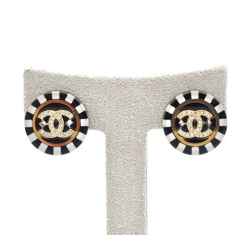 CHANEL Kristall CC-Logo Ohrringe 7608111318 135602110