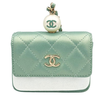 CHANEL キャビア ミニ チェーン 財布 7636872733 138386286