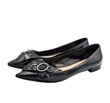 PRADA リボン装飾フラットシューズ 8065117299 152840670