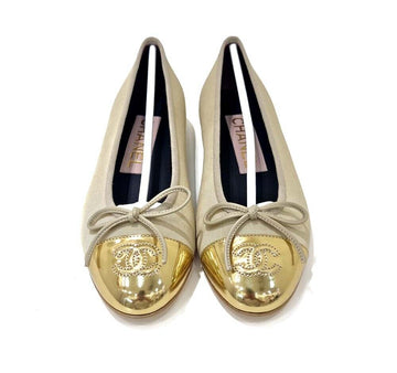 CHANEL Zweifarbiges Ballerina Ballettschuh G38678 7079702538 62204019