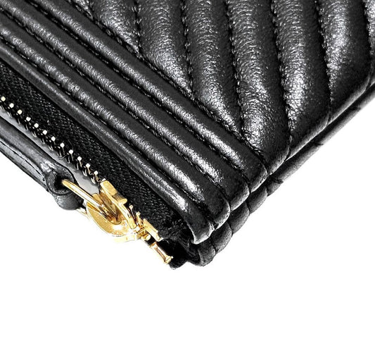 CHANEL ラムスキンシェブロンボーイクラッチニューミディアム 7247721299 76274913