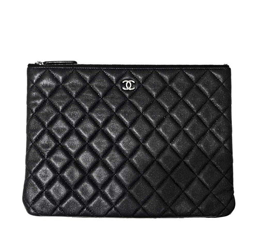 CHANEL キャビア クラッチ ニューミディアム 7288284207 80541932