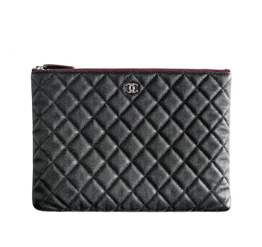 CHANEL キャビア クラッチ ニューミディウム 6972618250 55858369