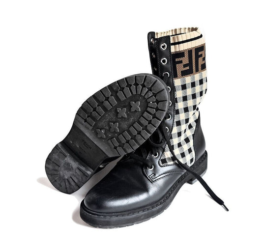 Fendi FF Logo Boots 7330867528 93100837