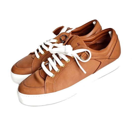 SALVATORE FERRAGAMO フェラガモ レザー スニーカー 7090185977 63187622