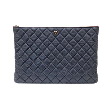 CHANEL Kaviar Clutch Large 5887676080 29083230
