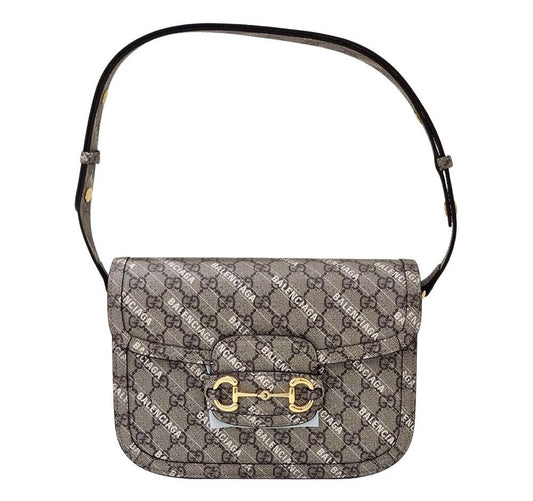 GUCCI バレンシアガ ハッカープロジェクト 1955 ホースビット ショルダーバッグ 602204 7414165172 115366154