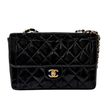 CHANEL Patent Leather Shoulder Bag 7406512418 114677337