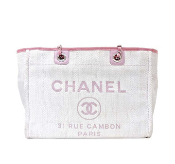 CHANEL Raffia Deauville Shoulder Bag 6567803765 41022718