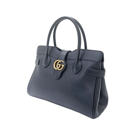 GUCCI G ミディアムトップハンドルショルダーバッグ 658442 6030683849 30560214