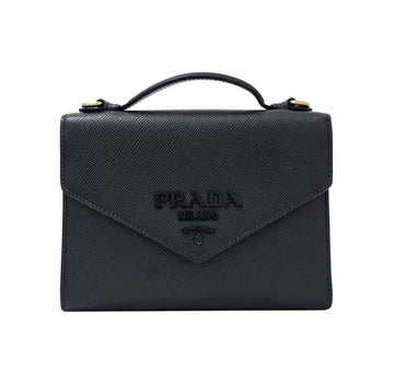 Prada Monochrome Saffiano Shoulder Bag 1BD317 6375873596 35926677